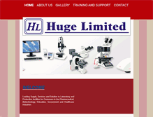 Tablet Screenshot of hugeltd.com
